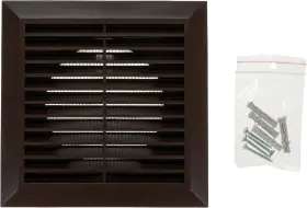 Hvac Ov 313039041037 4 Inch Fit - Brown Plastic Vent Cover Exhaust Dryer Built-in Prot