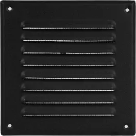 Hvac Ov 313052913984 5 X Inch Opening Size Black Galvanized Steel Square Air Vent Cover - Lo