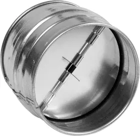 Hvac Ov 726084249844 4 Inch Backdraft Damper One-way Airflow Ducting Insert With Spring-loaded Foldi