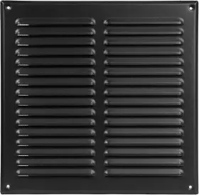 Hvac Ov 744759628589 10 X Inch Opening Size Black Galvanized Steel Square Air Vent Cover -