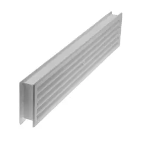 Hvac Ov 751037981188 17.7 Inch X 3.6 Door Air Vent Grille Sided Ventilation Cover - White Over