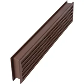 Hvac Ov 751037981195 17.7 X 3.6 Inch Brown Plastic Door Vent Cover Two-sided Air Ventilation Gri