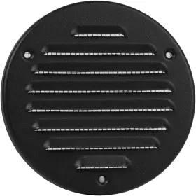 Hvac Ov 751037984462 4 Inch Inner Black Stainless Steel Round Soffit Air Vent Cover Register Ve