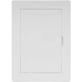 Hvac Ov 751037985667 4 X 6 Inch White Rectangular Abs Plastic Plumbing Access Panel - Indoor Wall