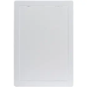 Hvac Ov 751037985681 8 X 12 Inch White Square Abs Plastic Plumbing Access Panel - Indoor Wall Acce