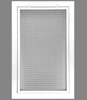 Hvac Premium 635133967861 12 Inch X 20 Cube Core Eggcrate Return Air Filter Grille For 1 - Aluminu