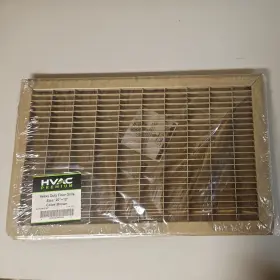 Hvac Premium 638455382565 20 Inch X 12 Heavy Duty Walkable Floor Grille - Fixed Blades Air Gril