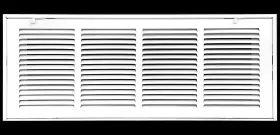 Hvac Premium 810107141212 24 Inch X 8 Steel Return Air Filter Grille For 1 Fixed Hing