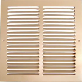 Hvac Premium 810116315703 14ftft X 8ftft Duct Opening Flat Stamped Steel Return Air Grille - Sidewall And