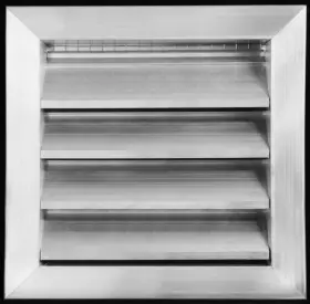Hvac Premium 810116319015 14 Inch W X H Aluminum Exterior Gable Louver Vent For Walls And Craw