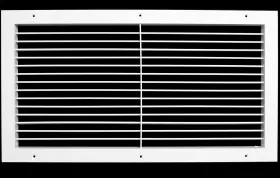 Hvac Premium 810116319121 24 Inch W X 12 H Aluminum Adjustable Return/supply Air Grille - Full Control