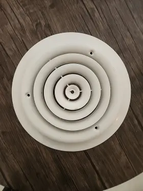 B0116ey8t2 Hvac Premium 8ftft Round Ceiling Diffuser - Easy Air Flow Vent Duct Cover