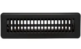 Fr210bl Hvac Premium 2 Inch X 10 Floor Register With Louvered Design - Heavy Duty Rigid Black