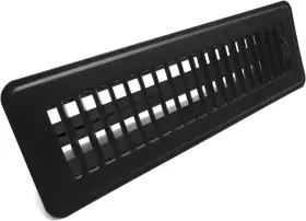 Fr412bl Hvac Premium 4 Inch X 12 Floor Register With Louvered Design - Heavy Duty Rigid Air Supply #3