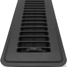 Fr412bl Hvac Premium 4 Inch X 12 Floor Register With Louvered Design - Heavy Duty Rigid Air Supply