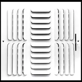 G12123cubl Hvac Premium 12 Inch W X H Duct Opening 3-way Fixed White
