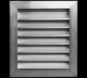 Lo1616 Hvac Premium 16 Inch W X H Aluminum Exterior Gable Louver Vent For Walls And Crawlspace - Weat