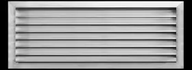 Lo3216 Hvac Premium 32 Inch W X 16 H Aluminum Exterior Gable Louver Vent For Walls And Crawlspace - Weat