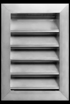 Lo812 Hvac Premium 8 Inch W X 12 H Aluminum Exterior Gable Louver Vent For Walls And Crawlspace