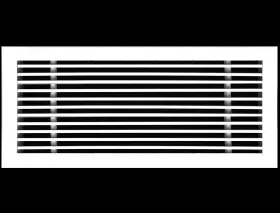 Lr-244 Hvac Premium 24 Inch W X 4 H Duct Opening Linear Aluminum Clip-on Bar