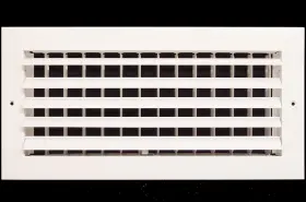 Mfacra106w1 Hvac Premium 10 Inch X 6 - 1-way Air Vent Adjustable Aluminum Curved Blades Maximum Flow