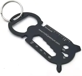 Mltl-slm1 Hvac Premium Pocket Multitool Keychain Bottle Opener Handy Accessory
