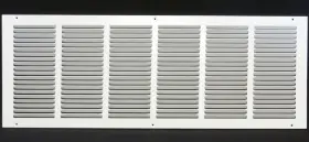 Rg3010 Hvac Premium Fba-1 Steel Return Grilles - Sidewall And Ceiling Duct Cover 30w X 10h White