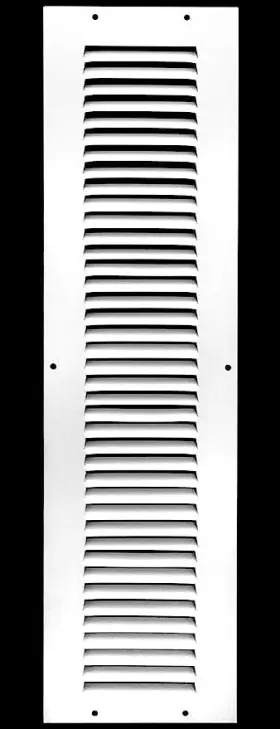 Hvac Premium Rg424-hp 4 Inch X 24 Return Air Grille - Sidewall And Ceiling Vent Du