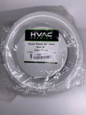 Rrg8 Hvac Premium White Round Return Air Valve 8 Inch Home Heating Cooling
