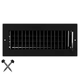 Sv104 Hvac Premium 10 Inch X 4 Adjustable Air Supply Diffuser Vent Cover Sidewall Or Ceiling