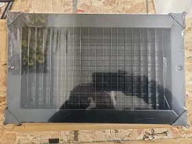 Sv148-fba Hvac Premium Adjustable Supply Grille 14 Inch X 8 Black See Pictures Real Deal