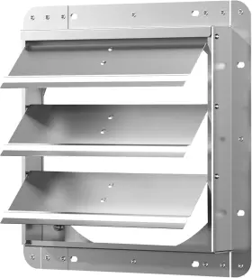Ghv12 Hyitcl 12 Inch Galvanized Shutter Exhaust Louver Vent Automatic Gravity