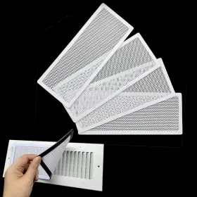 10-001 I Frmmy 4 White Floor Register Vent Screen Cover 4x10 Magnetic For Wall/ceiling/floor Ai