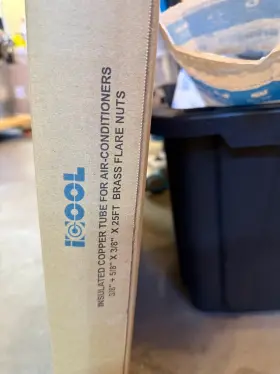 8ftftx5 Icool 197988428152 Ductless Mini Split Line Set 3/8ftftx5/8ftftx25ft Insulated Copper Flareseal #2