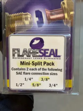 8ftftx5 Icool 197988428152 Ductless Mini Split Line Set 3/8ftftx5/8ftftx25ft Insulated Copper Flareseal #3