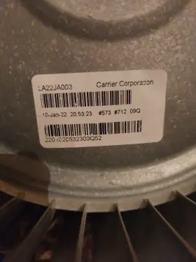 Fz4anp036 Icp 1171745 Blower Wheel Smartcomfort Carrier La22ja003 #2