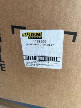 1187299 Icp Furnace Draft Inducer Motor Assembly Replacement Oem