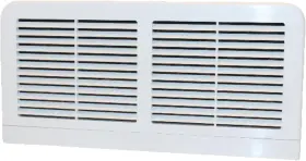 Fvbr1406050 Impeccable Air 14 Inch X6 Duct Opening Size Plastic Filtered Return Grille In White For