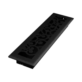 Rg3457 Imperial 063467887331 Wonderland Decorative Floor Register 2.25 X 12-inch Black Iron