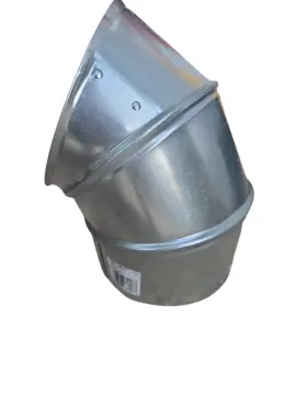 Gvl0031 Imperial Mperial 6-in X 10-in Galvanized Duct 90 Degree Fitting