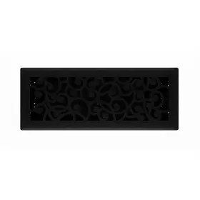 Imperial Manufacturing Group Rg3460-a 4-inch X 12-inch Black Iron Wonderland Floor Register