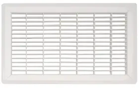 Rg1121 Imperial Heavy Gauge Floor Return Air Grille 6 X 14-inch White