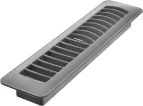Rg1450 Imperial Louvered Plastic Floor Register 2.25x12 Inch Gray