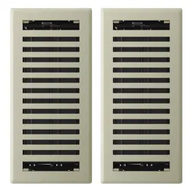 Rg3429 Imperial Montezuma Decorative Floor Register 4 X 10-inch Satin Nickel