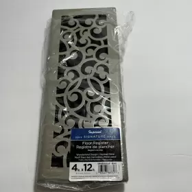 Rg3455 Imperial Manufacturing Floor Register Polystyrene Satin Nickel #2