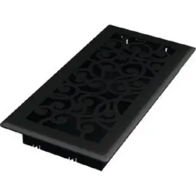 Rg3459 Imperial 5 -imperial Wonderland 4 Inch X 10 Black Iron Steel Floor Register