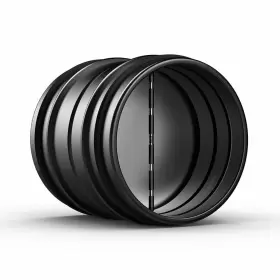 Ac-bdd8-b Infinity Backdraft Damper Ducting Insert 8-inch Black Galvanized Steel