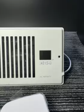 Ac-rbf4-w Infinity Ac Airtap T4 Quiet Register Booster Fan System - White 4x10 #2