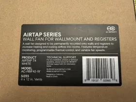 Ac-rbf42-w Infinity Ac Airtap T4 Quiet Register Booster Fan System - White 4x12 Inch #2