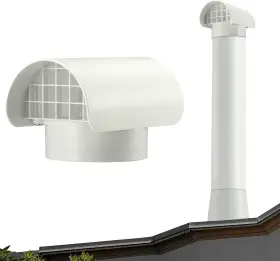 Doy-innconee-0351 Innconee 3 Inch Radon Vent Cap For Schedule 40 Pipes Pvc Fan Pipe With Screen